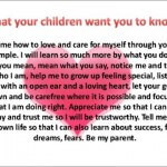 What your Children Want YOu To Know