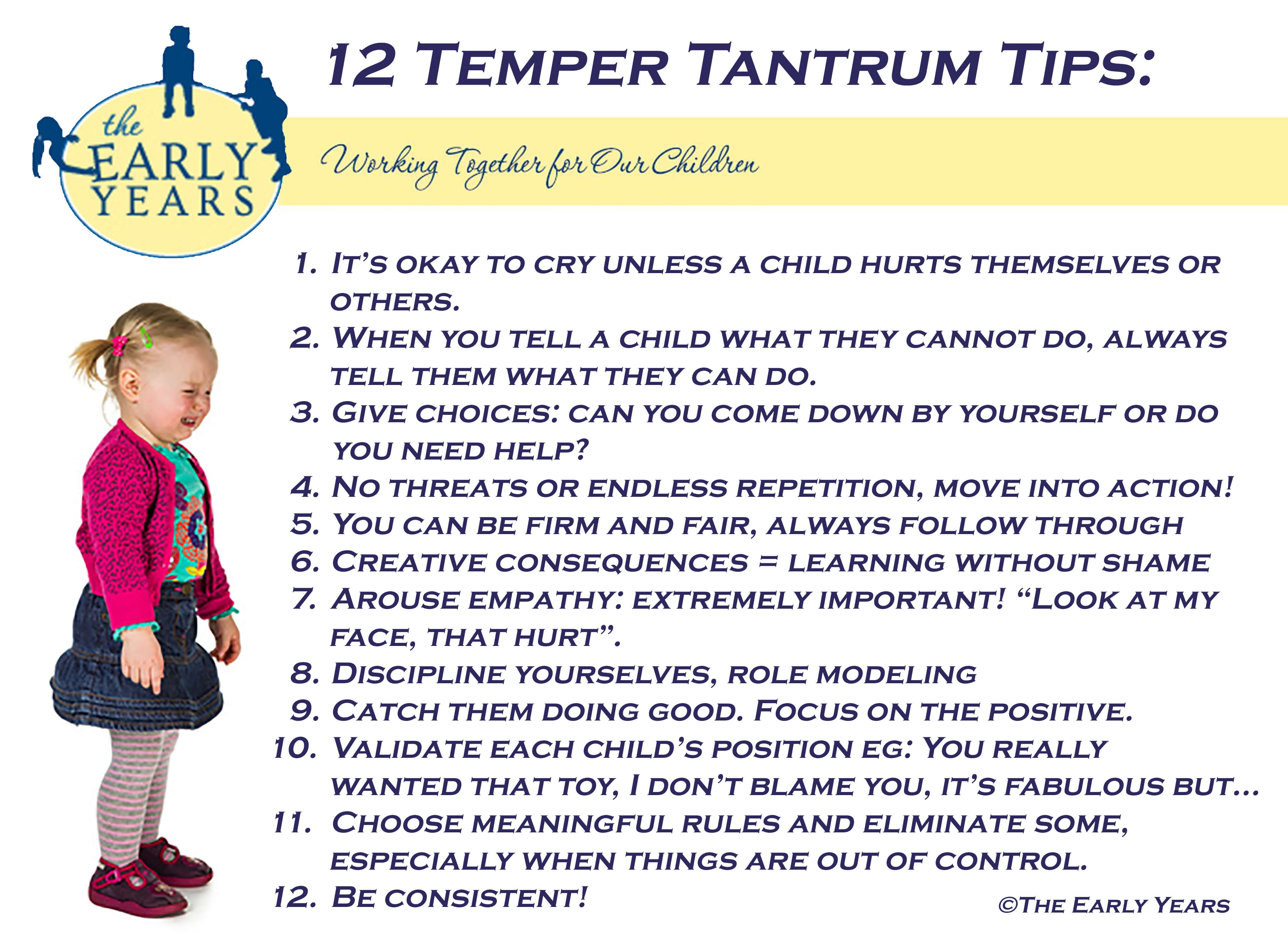12 Temper Tantrum Tips 